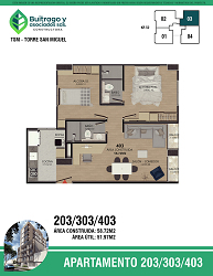 Apartamentos 203-303-403