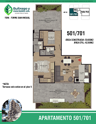 Apartamentos 501-701